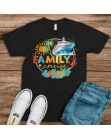 Cruise Squad 2023 Family Matching Vacation Group Trip Party Shirt Unisex Standard T-Shirt black s