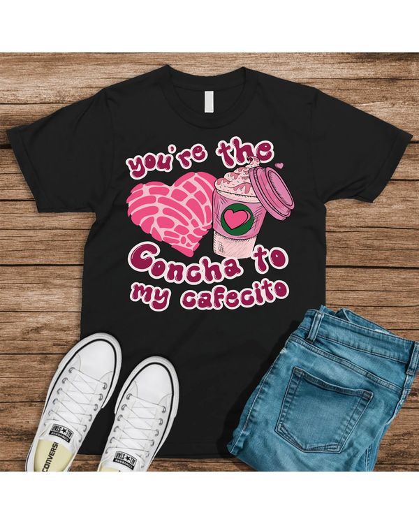 Cafecito y Pan Dulce Cafecito Y Chisme Valentine Shirt
